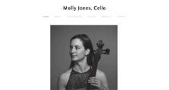 Desktop Screenshot of mollyjonescello.com